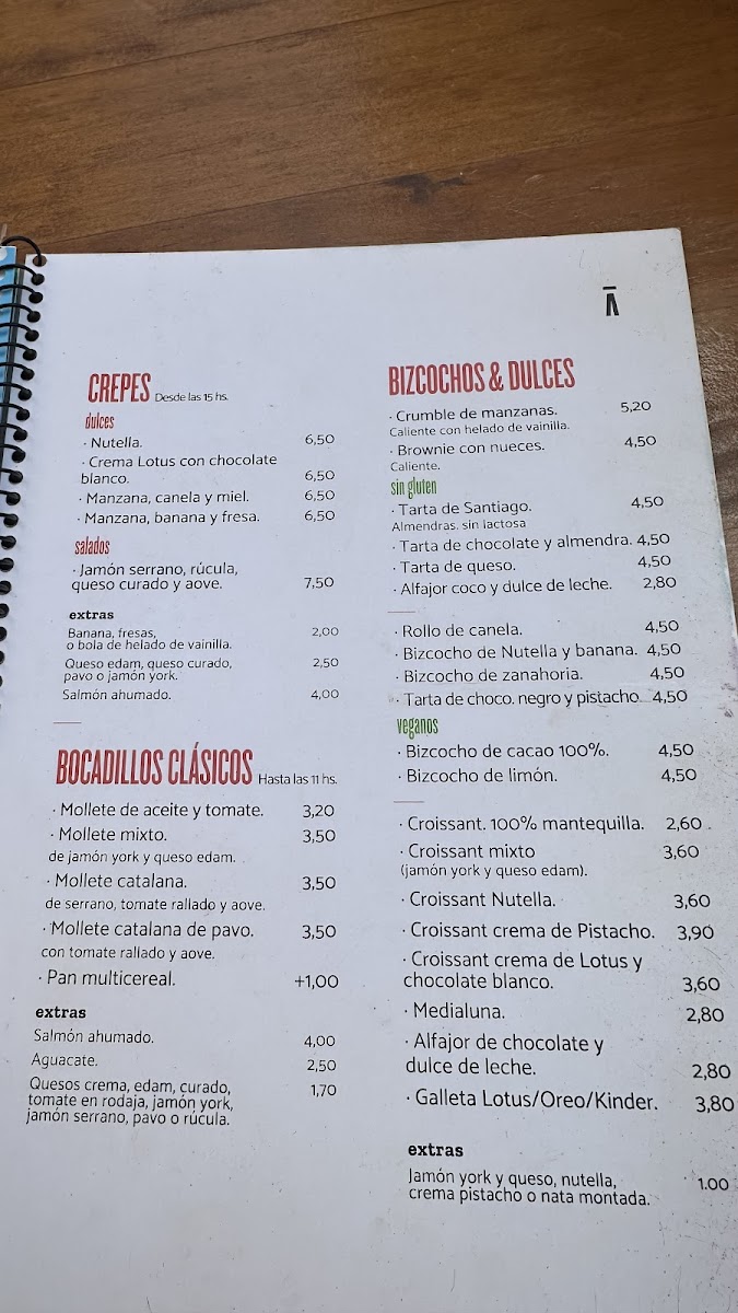 Menu Santa Coffee Camas-2