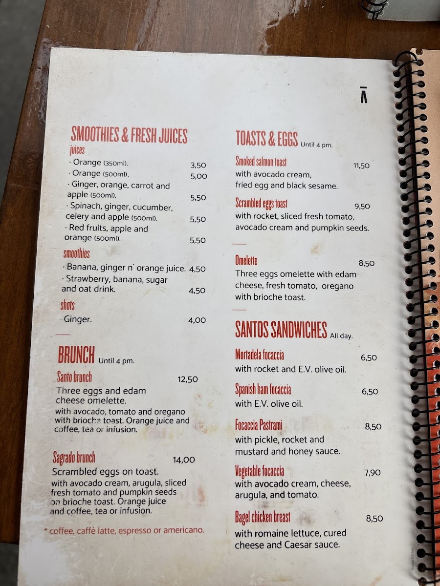 Menu Santa Coffee Camas-3