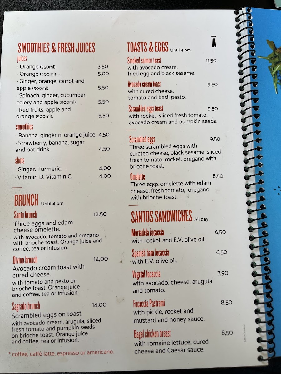 Menu Santa Coffee Camas-4